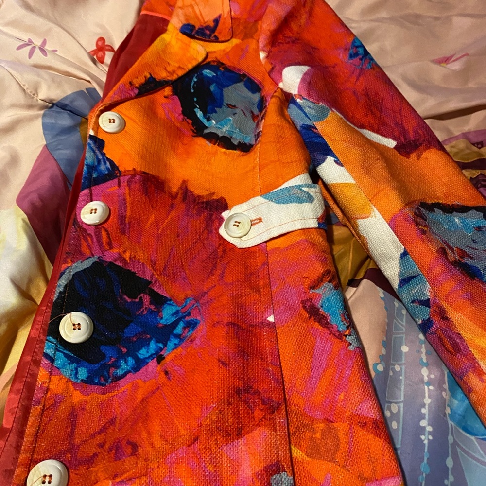 Multicolored Light Coat/Jacket - image 7